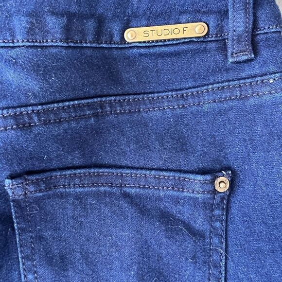 STUDIO F Colombian butt lifting jeans Women Button Skinny Jeans Size 6 and 2 - Picture 8 of 13